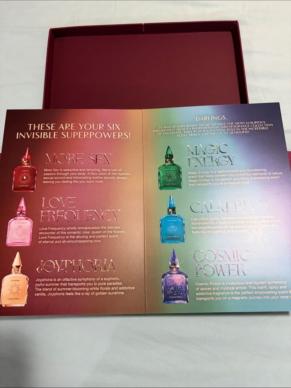 Brand new never used Charlotte Tilbury Collection of Emotions perfumes 50$ - Picture 6 of 10